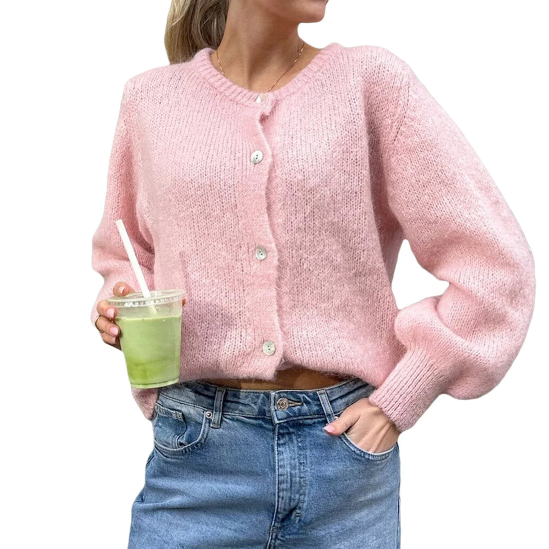 Y2k Sweaters Knitted Cropped Single Breasted Cardigan Sweaters Women Long Sleeve Open Front Casual Cardigan Knitwear Streetwear